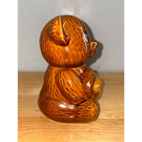Vintage Ceramic Honey Bear Figurine Collectible Decor Honey Pot B Taiwan - Picture 6 of 9